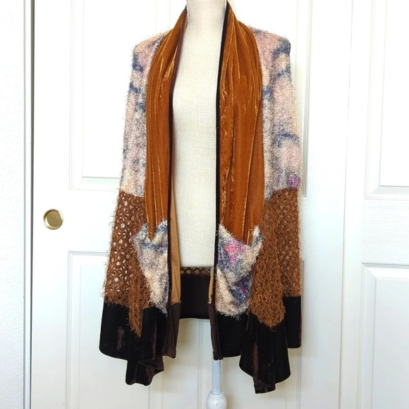 Style| Multi-Textured Cardigan - Picture 1 of 9